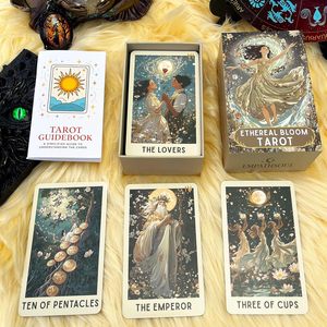Cartes de tarot modernes, jeu de divination oraculaire, cartes de tarot florales uniques, tarot de sorcière moderne <span class=keywords><strong>pour</strong></span> les débutants et les lecteurs expérimentés - Product Image 6