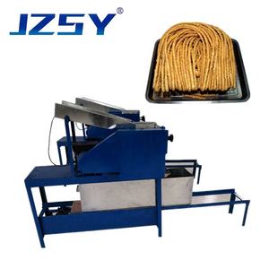 Petite torsion de pâte <span class=keywords><strong>Naan</strong></span> Sanzi automatique commerciale formant la Machine collations frites chinoises nouilles croustillantes en soie dorée faisant la Machine - Product Image 4