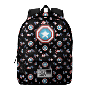 Karactermania pour Marvel Captain America Captain Pixel-ECO Sac à dos 2.0, Noir - Product Image 1