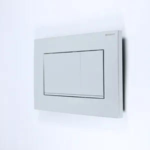 Sliver Dual Flush Plate Toilet Actuators Stainless Control Plate Push Button Cistern Panel