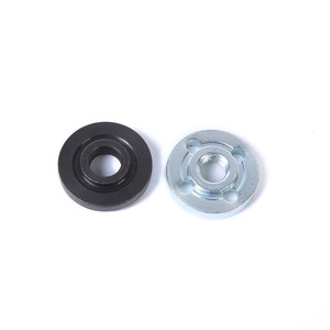 Placa de presión con brida para amoladora angular Yunbei M10, circular, pulida, negra y plateada, para amoladora angular - Product Image 3