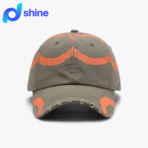 หมวกเบสบอลผ้าฝ้าย 6 แผง ทรงเรียบ สีสันตัดกัน ยี่ห้อ Depshine สำหรับผู้ชายและผู้หญิง ปรับขนาดได้ สไตล์ลำลองสำหรับกิจกรรมกลางแจ้ง - Product Image 1
