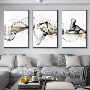 Pintura decorativa para sala de estar, pintura colgante de pared, arte abstracto moderno para sofá, imágenes de <span class=keywords><strong>fondo</strong></span>, 3 uds. - Product Image 4