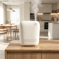 Diffuseur d'arômes nébulisant sans eau AE109 150 ml, mural, à batterie, système de diffusion d'air froid pour chambres d'hôtel et usines