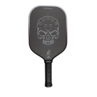 Raquette de pickleball hybride en titane et fibre de carbone de haute qualité, personnalisée en usine, avec noyau en mousse intégrale de 5e génération
