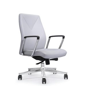 Chaise de bureau en cuir moderne et confortable 36208-600C/600B/600A - Product Image 4