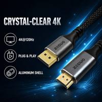 Cable USB C a Mini HDMI 4K60Hz, Cable Adaptador Tipo-C a Mini HDMI, Cable Trenzado con Carcasa de Aluminio para Cámara, Tablet, Monitor