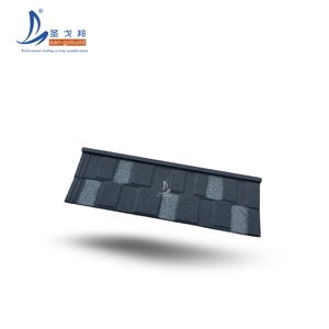 Tejas lisas resistentes al calor modernas recubiertas de piedra de acero para Villa <span class=keywords><strong>con</strong></span> certificación Astm - Product Image 2