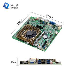 เมนบอร์ด Yentek Mini ITX ขนาด 170x170 มม. รองรับ I7 7820HK LGA 1151 DDR4 ช่องเดียว พร้อมพอร์ตเครือข่ายและเสียงในตัว - Product Image 1
