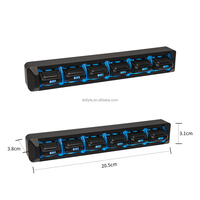 Panneau d'interrupteurs à bascule sans fil universel LEDIYTE à 6 voies avec chargeur USB et protection contre les surcharges pour UTV, ATV, bateau