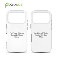 Funda Protectora para Teléfono 17 Pro Max 3D 2 en 1, Magnética, a Prueba de Golpes, Personalizable con Impresión por Sublimación, Venta al Por Mayor de Fábrica Prosub