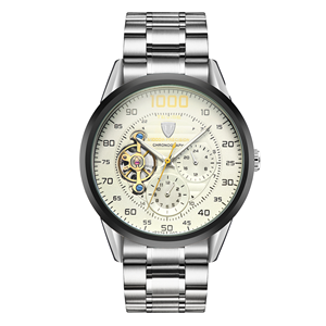 Reloj de Lujo para Hombre, Modelo 8378-002, con Calendario, Acero Inoxidable, Mecánico Automático, Luminoso, Resistente al Agua, OEM - Product Image 1