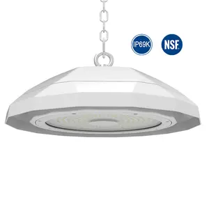 200W Corrosion resistant food grade light fixtures REPLACE INEFFICIENT HID FIXTURES 150lm/w LED NSF High Bay