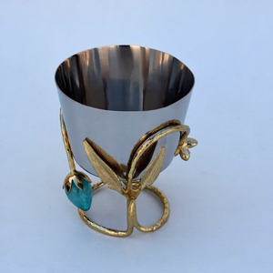 ชามเสิร์ฟแบบใช้แล้วทิ้ง สีเงิน สีทอง สีสแตนเลส พร้อมขาตั้ง สำหรับร้านอาหาร โรงแรม งานเลี้ยง เป็นมิตรกับสิ่งแวดล้อม ปลอดสาร BPA - Product Image 1