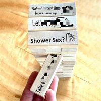 Cadeaux de la Saint-Valentin, Jeux pour soirée romantique, Jeux de blocs coquins, Jeux de construction de tours de blocs sexy pour couples