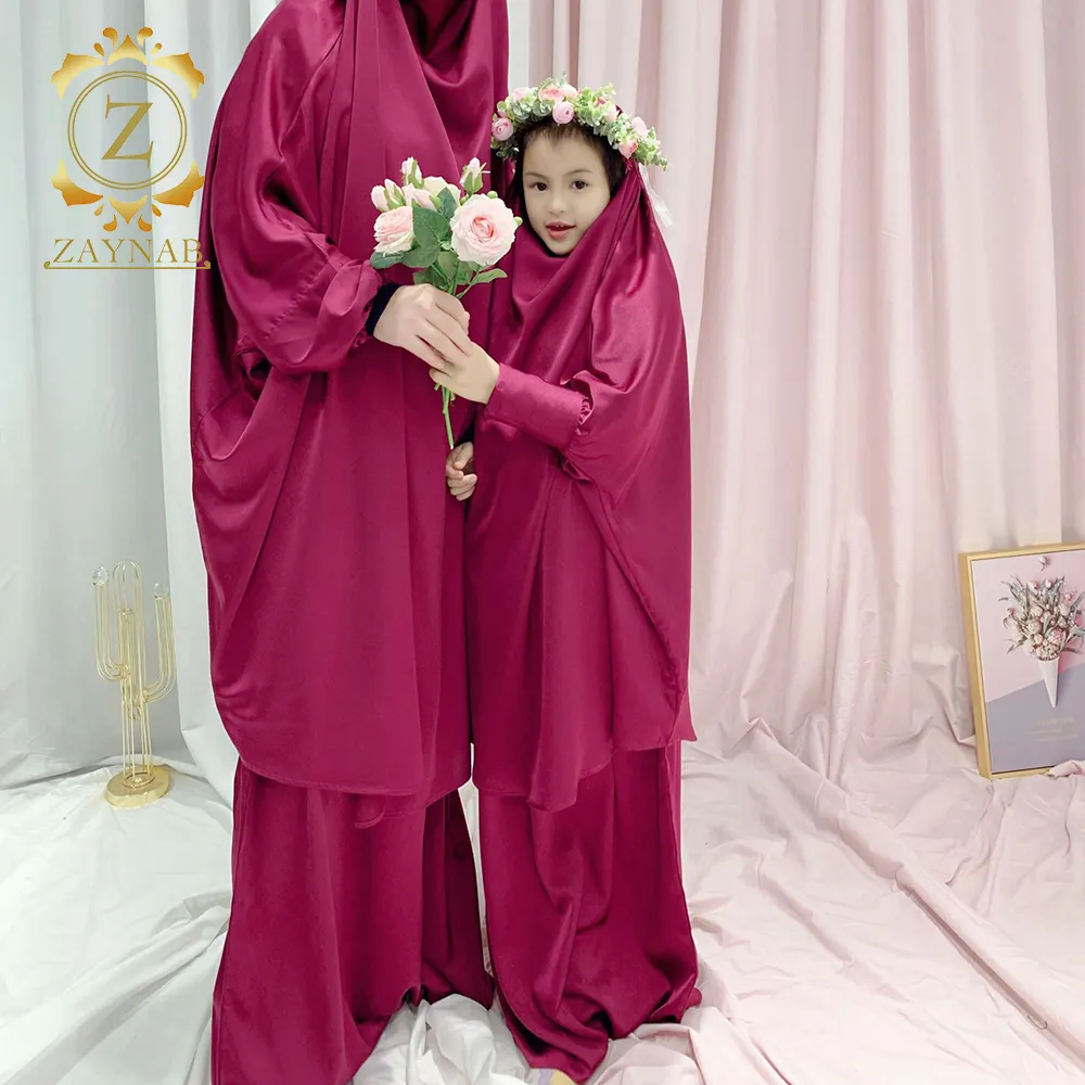 Traditional Muslim Clothing Jalabiya Islamic Dress Caftan Robe Longue Musulmane Khimar Hijab Prayer Dress Islamic Clothing