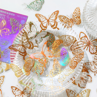 Astrolabe Magique en Flash, Autocollants Décoratifs au Laser Dorés pour Animaux de Compagnie, Étiquette de Scrapbooking, Agenda, Papeterie, Album Rétro, 45 Pièces