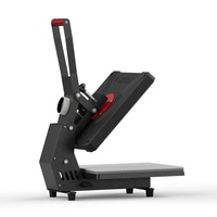 Nouvelle presse à chaud manuelle haute pression 38cmx38cm avec interface USB pour sublimation sur T-shirts/tissus