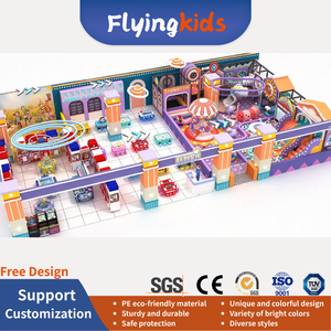 Aire de jeux intérieure Simple Macaron, Château de jeu pour enfants, équipement de jeu souple pour <span class=keywords><strong>centre</strong></span> de jeux pour enfants - Product Image 3