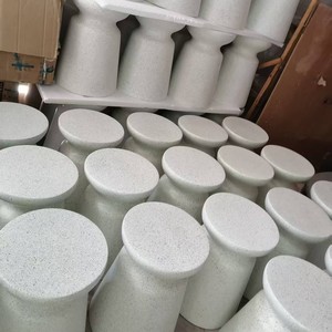 Modern Resin <b>Coffee</b> <b>Table</b> Round Lightweight Living Room Furniture Home Decor - Product Image 3