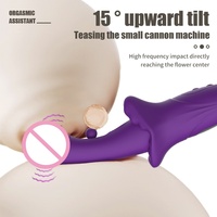 Nouveau masseur G-spot coulissant en silicone, vibrateur puissant haute fréquence, jouet sexuel pour adultes