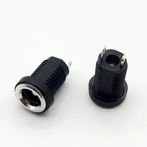 DC022B 5.5x2.1 long screw arbor round head DC-022B socket plug base power connection Converter