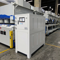 HY10hp 5 ℃ Refroidisseur d'eau Unité de condensation industrielle Piston Condenseur refroidi par air Vannes Plc