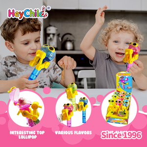 Caramelos al por mayor con etiqueta privada personalizada, el favorito de los niños para aperitivos y juegos: Piruleta 3D con gafas de sol de hombre pequeño, sabores frutales vibrantes, juguete OEM - Product Image 4