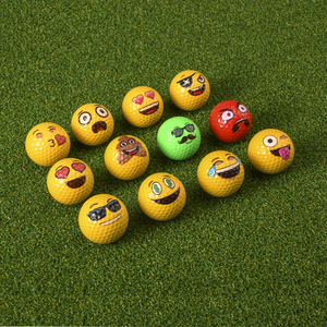 Balles de golf de tournoi d'occasion, 2 pièces, non flottantes, conformes USGA, en caoutchouc vert, pour farces pratiques - Product Image 4