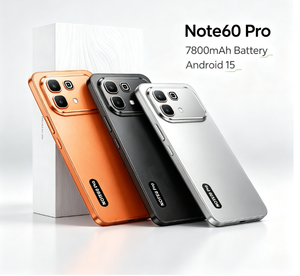 โทรศัพท์ Note 60 Pro สมาร์ทโฟนอินเทอร์เน็ตความเร็วสูง ใช้งานได้ลื่นไหล รองรับวิดีโอคอล ใช้โทรศัพท์ถ่ายภาพหลากสีสัน - Product Image 5