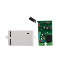 YET401PC 220V un canal ASK receptor inalámbrico con dos Kit de transmisor de control remoto interruptor de encendido y apagado
