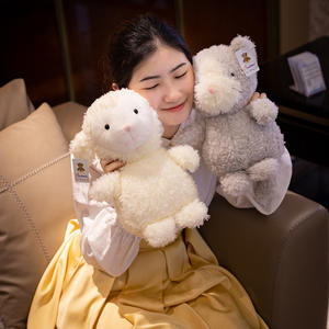 ตุ๊กตาสัตว์ขนหยิกขนา<span class=keywords><strong>ด</strong></span>เล็ก ตุ๊กตาเพนกวินหมูน้อย <span class=keywords><strong>บ</strong></span>รรจุใยฝ้าย PP สำหรับเด็ก ของเล่นปลอ<span class=keywords><strong>บ</strong></span>ใจ ของขวัญงานแต่งงาน ขนาด 31-50 ซม. - Product Image 4