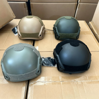 Équipement de protection d'usine, casque tactique réglable pour le sport, la chasse, les jeux CS, casque tactique ABS à réaction rapide, casque balistique rapide