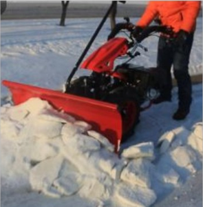 Tracteur à deux roues Loncin 15HP 4 temps avec <span class=keywords><strong>pelle</strong></span> à <span class=keywords><strong>neige</strong></span>, transmission intégrale sans courroies, 4 vitesses avant pour déneigement DIY - Product Image 4