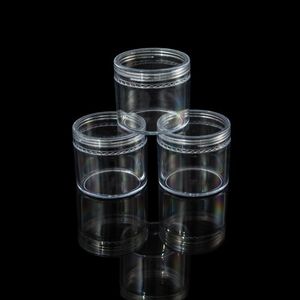 Botella redonda transparente de plástico de 30g para envasado de cosméticos, para polvo de uñas y purpurina. - Product Image 3