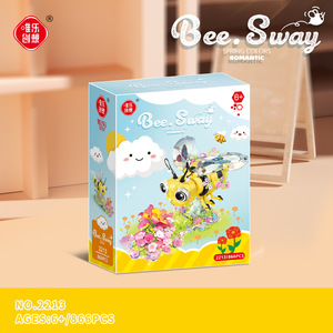 Juego de bloques de construcción Honeybee, 800 piezas, Compatible con Lego, para niños de 5 a 7 años, modelo de juguete Unisex - Product Image 2