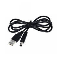 Universelles USB 5V bis 12V DC-Stromkabel modul 5,5*2,1 Stecker geflecht abschirmung mit PVC-Mantel für Datenkabel