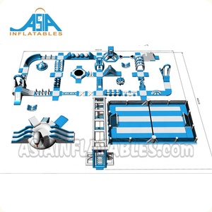 Équipement de parc aquatique flottant gonflable géant, île de jeux de Sport aquatique gonflable pour enfants et adultes - Product Image 5