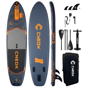 E SUP Planche à pagaie <span class=keywords><strong>gonflable</strong></span> portable la plus vendue 11'6" x 35" x 6" extra large et stable, idéale <span class=keywords><strong>pour</strong></span> les sports nautiques - Product Image 3