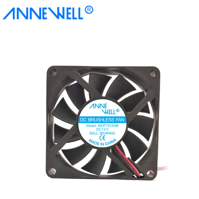 WDF7015 Customized Laptop CPU Quiet Cooler 70x70x15mm 70mm 3pin 4pin DC Cooling Blower Heatsink Fan 5V 12V 24V 48V for Notebook