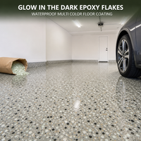 Im Dunkeln Leuchtende Photolumineszente Dekorative Beschichtung für Garage, Keller, Terrazzo, Epoxidboden-Beschichtungsflakes