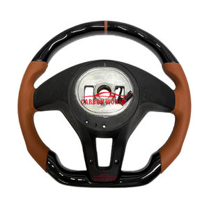 Volante Deportivo Negro Piano para Mercedes-Benz W204 Clase C 2007-2014 C180 C200 <span class=keywords><strong>C220</strong></span> CDI 4MATIC C63 <span class=keywords><strong>AMG</strong></span> - Product Image 6