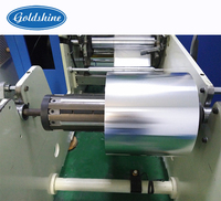 Machine de rebobinage entièrement automatique de rouleau de papier d'aluminium domestique recyclable de haute qualité faisant la machine