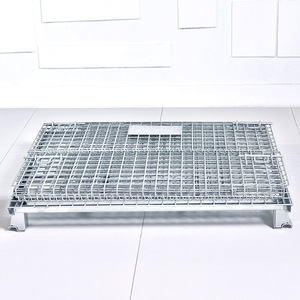 Bangjun Lưu Trữ Lồng Pallet Gấp Dây Lưới Container Lồng Cho Kho Bán Đóng Mở Kho Lồng - Product Image 6