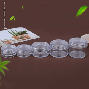 Pots cosmétiques cylindriques transparents en PP avec couvercle à vis, sérigraphiés pour le stockage d'échantillons de maquillage 2g 3g 5g 10g 15g 20g - Product Image 6