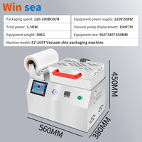 Machine d'emballage sous vide thermoformante pour barquettes alimentaires et viandes de petite taille 260, avec film sous vide