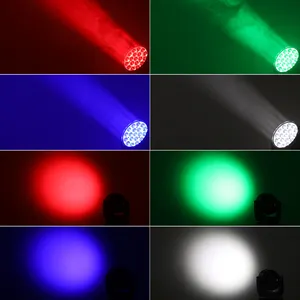 Haute qualité RGBW 4in1 éclairage de scène 19 pièces 15W Led Aura Zoom faisceau de lavage tête mobile Sharpy lumière pour DJ