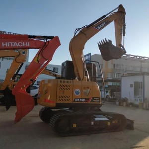 Excavadora Hidráulica Usada de Segunda Mano Sany SY75 SY75C de 7.5 Toneladas con Bomba, Motor y Caja de Cambios, Mejor Precio, Certificación CE - Product Image 3