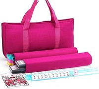 Sac de rangement Mahjong en microfibre, trois pièces, couleur unie, moderne, transfrontalier, avec bandoulière et poignée, grande capacité pour le voyage