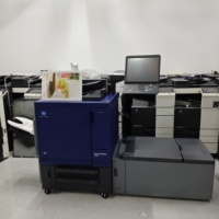 Mesin Fotocopy Warna Kecepatan Tinggi Bekas Berkualitas Tinggi A3 A4 Konica Minolta Accuriopress C4080 dengan Printer Finisher